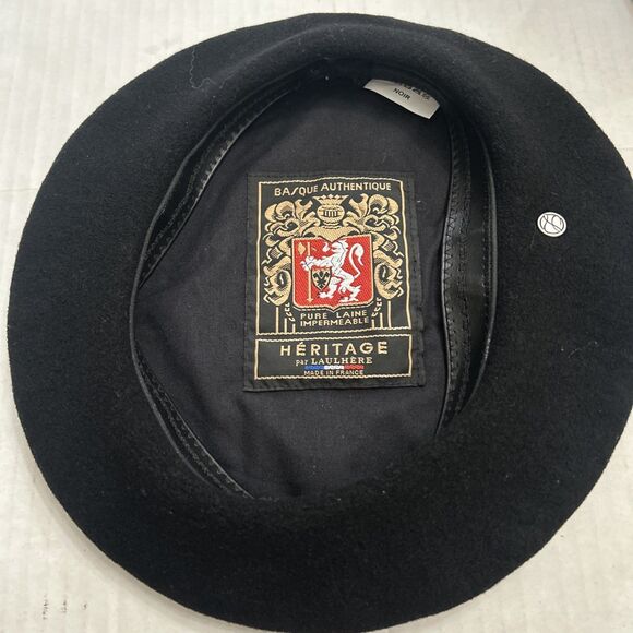 Basque Authentique Heritage Par Laulhere Beret 100% Wool Pure Laine France main image 15